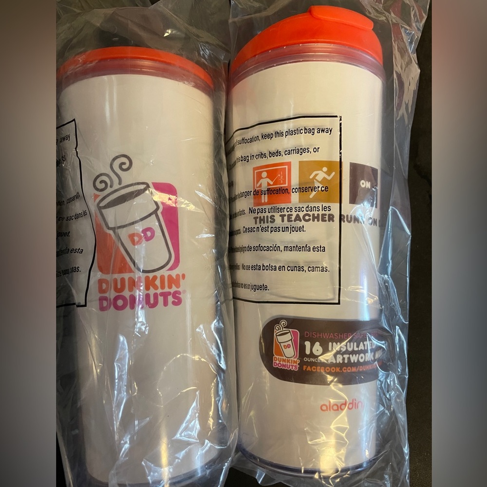 This Teacher Runs on Dunkin Coffee Cups Teacher Gift 2 ok